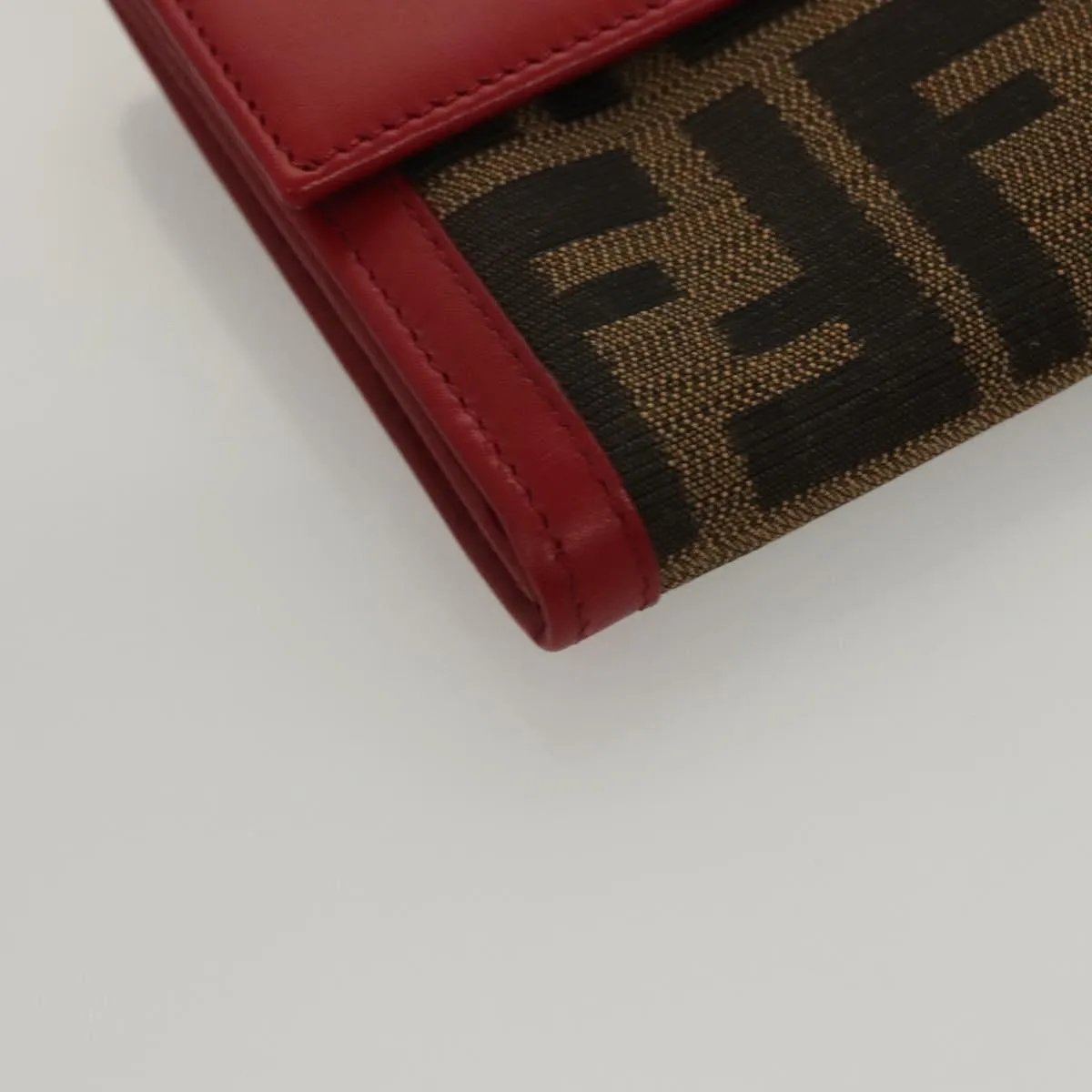 Fendi Zucchino Brown Canvas Accessories