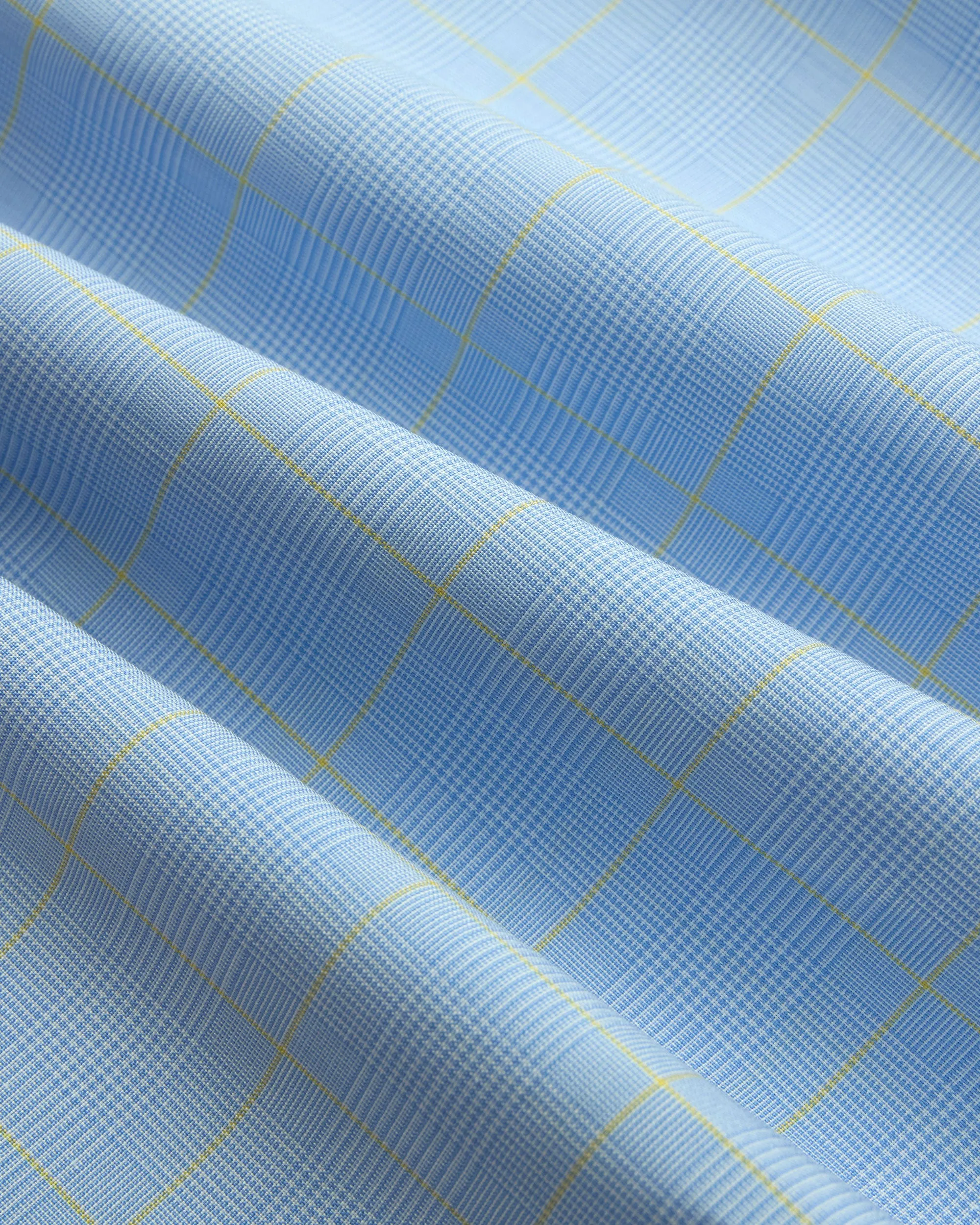 GOLD LABEL DRESS SHIRT - BLUE GLENPLAID/YELLOW WINDOWPANE