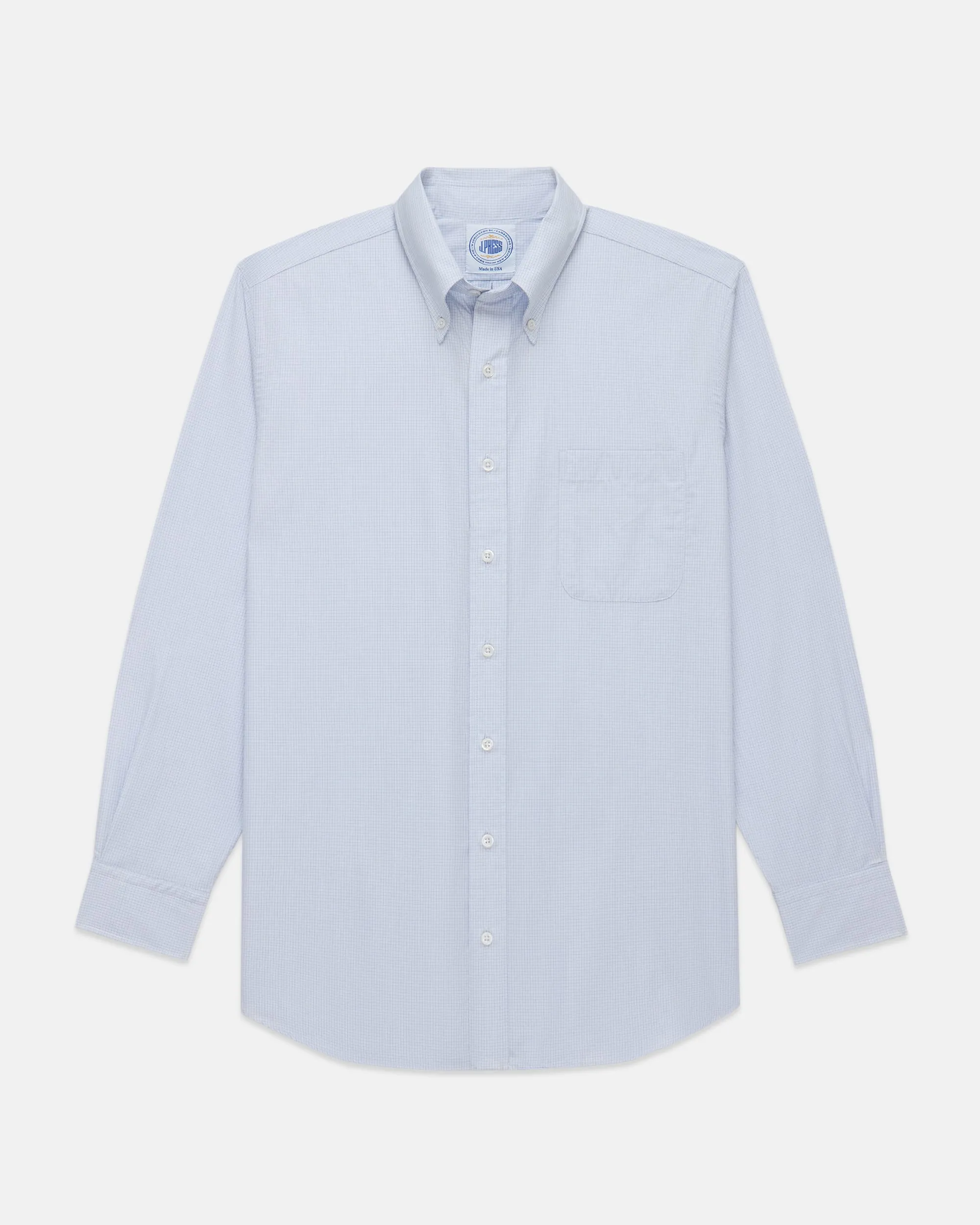 GOLD LABEL DRESS SHIRT - BLUE MINI TATTERSALL