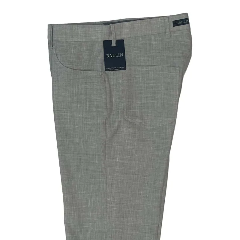 Grey Performance Linen Pant - Connor Fit | Ballin