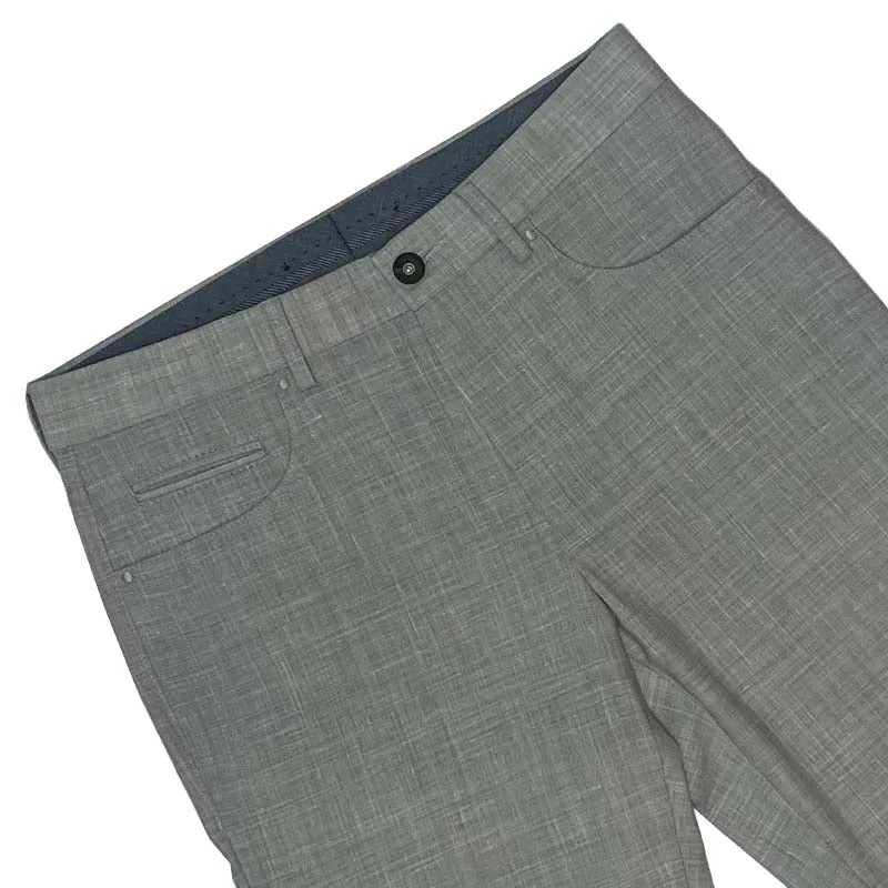 Grey Performance Linen Pant - Connor Fit | Ballin