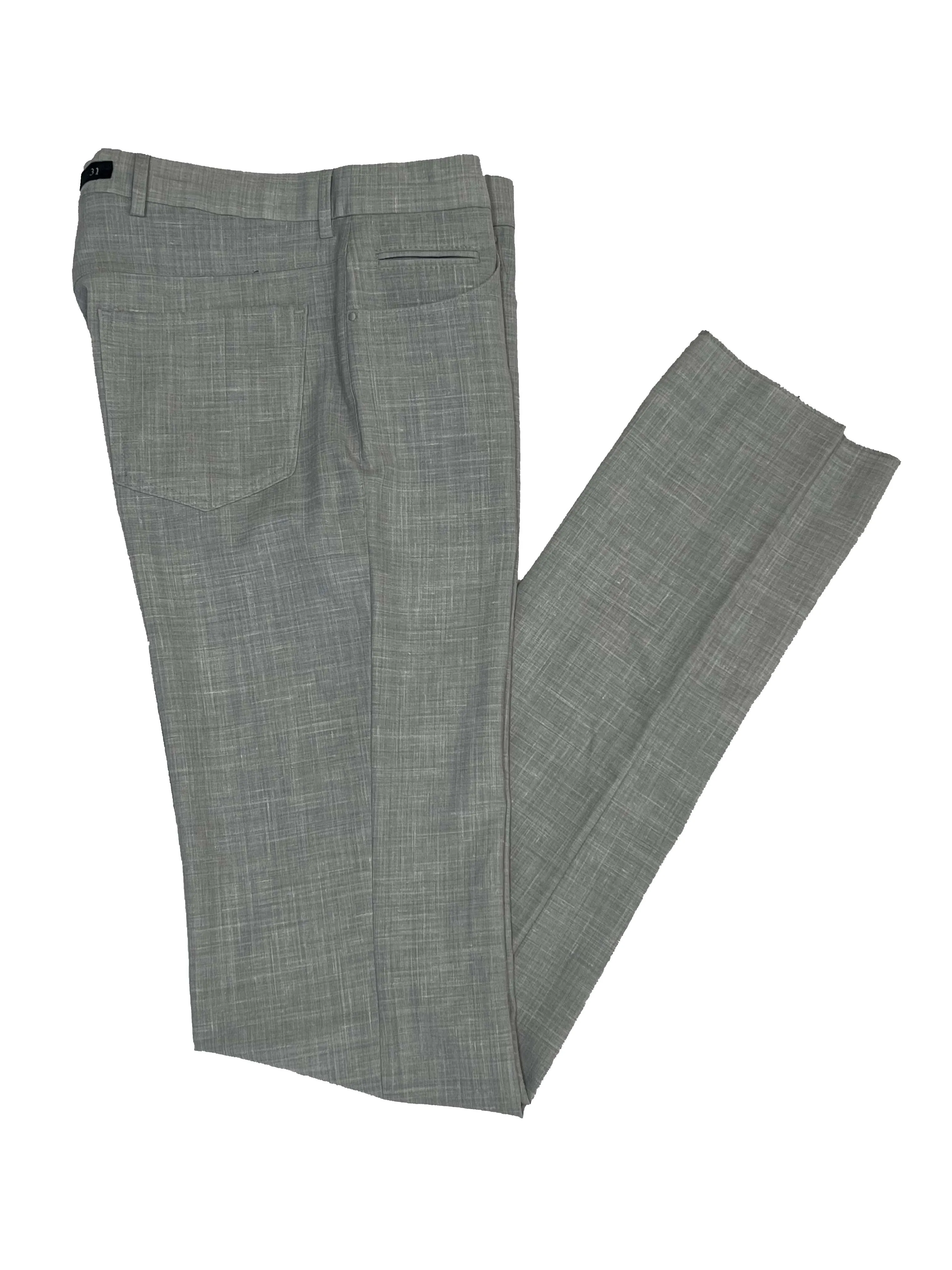 Grey Performance Linen Pant - Connor Fit | Ballin