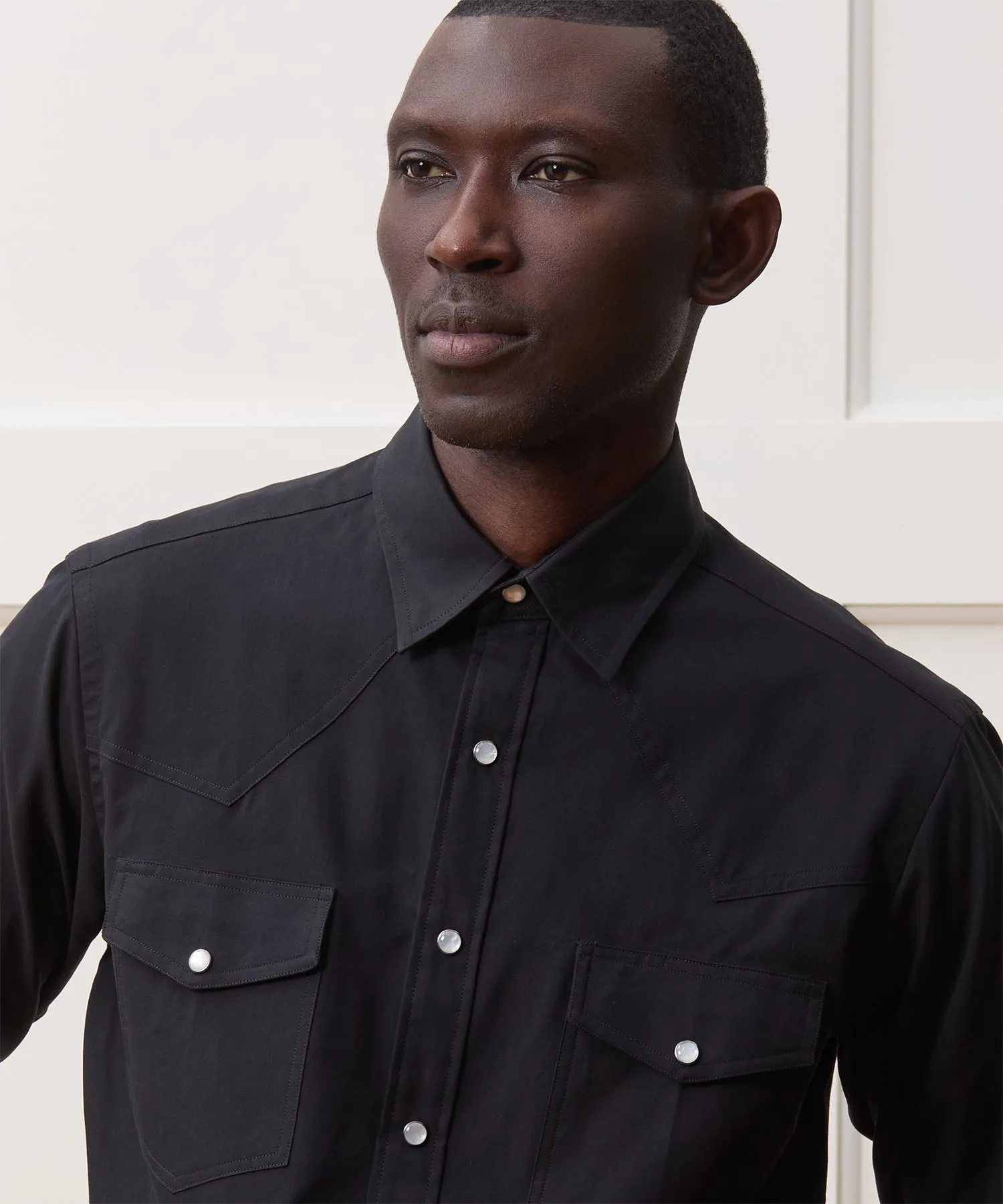 Hamilton   Todd Snyder Twill Western Shirt