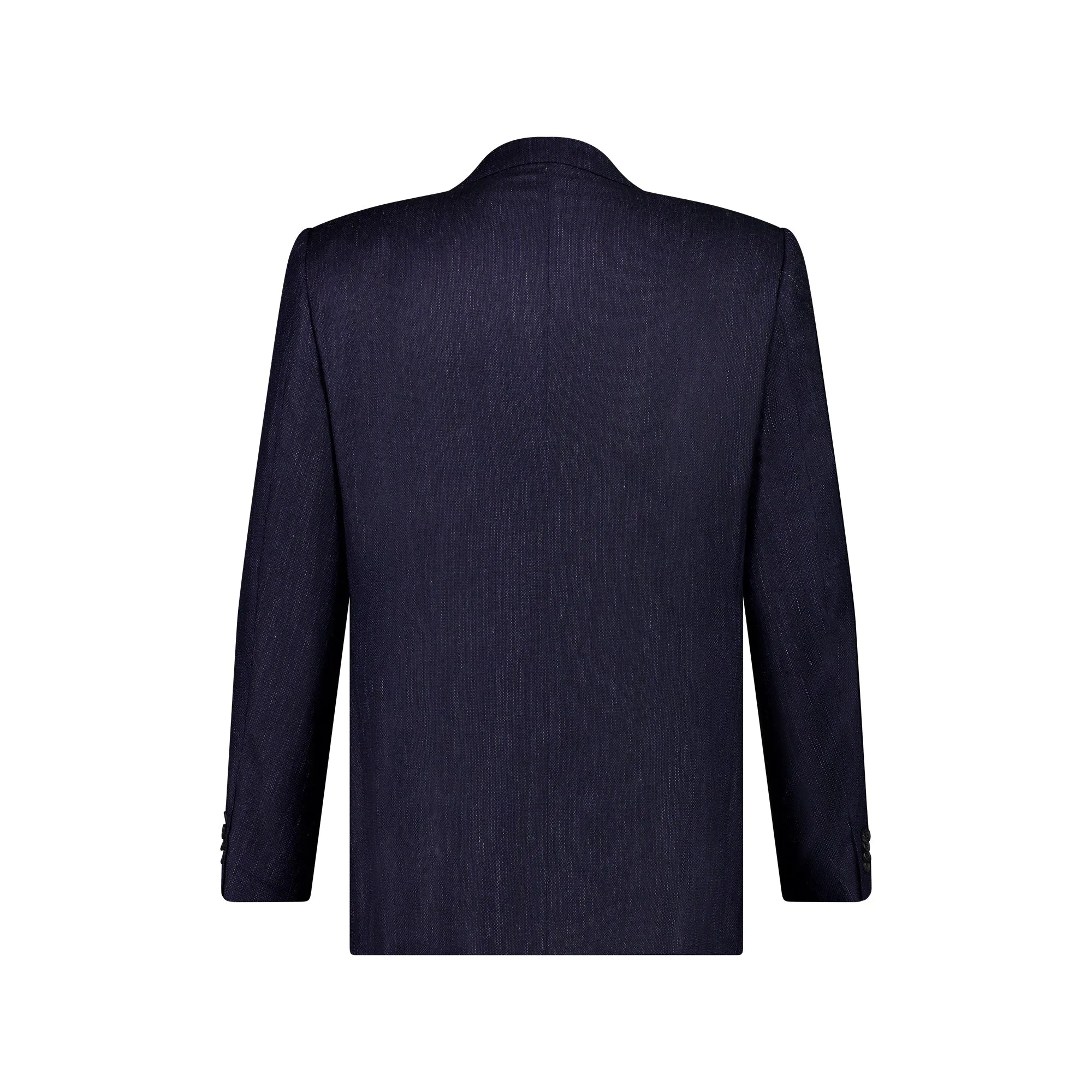 HENRY SARTORIAL DORMEUIL Blended Wool Jacket NAVY REG