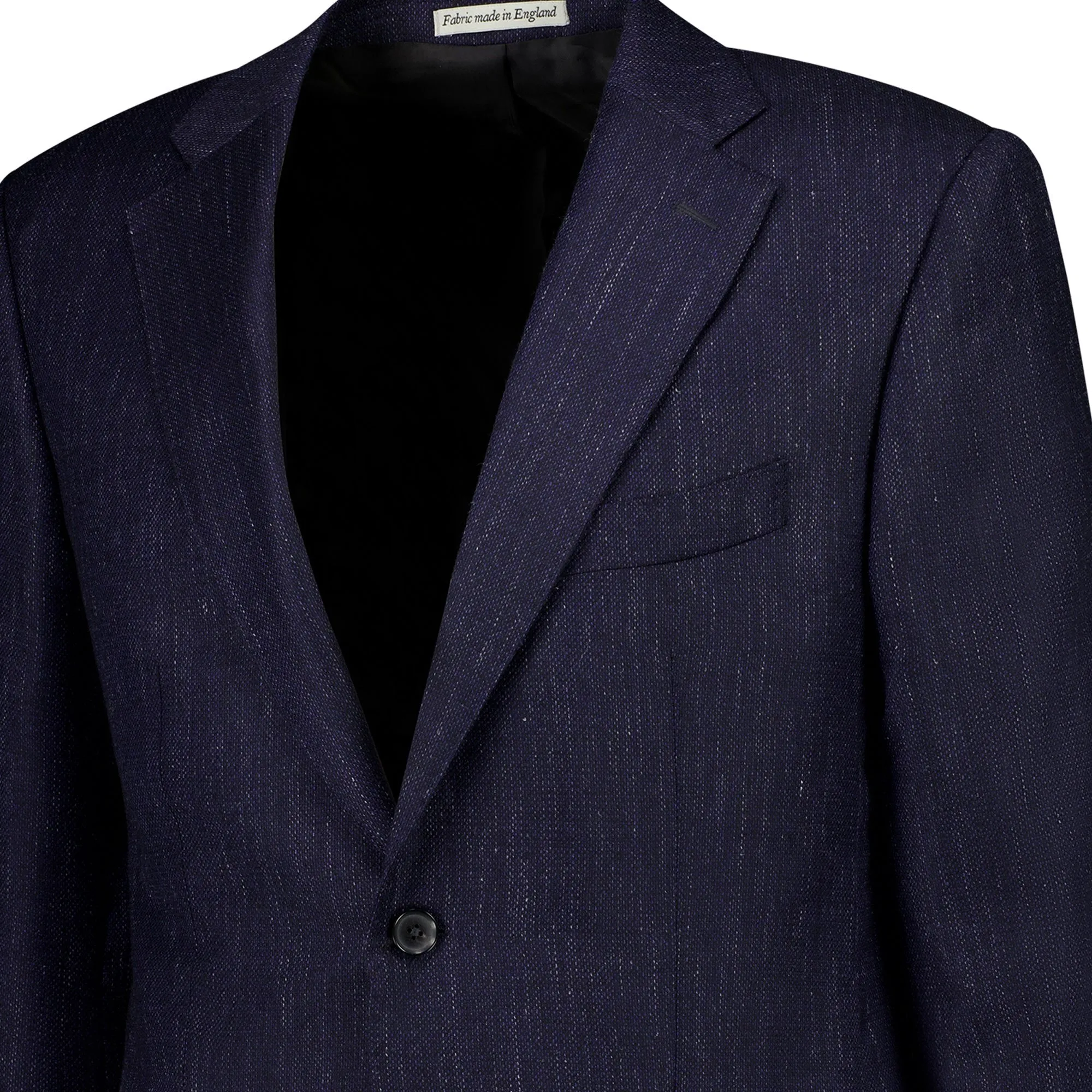HENRY SARTORIAL DORMEUIL Blended Wool Jacket NAVY REG
