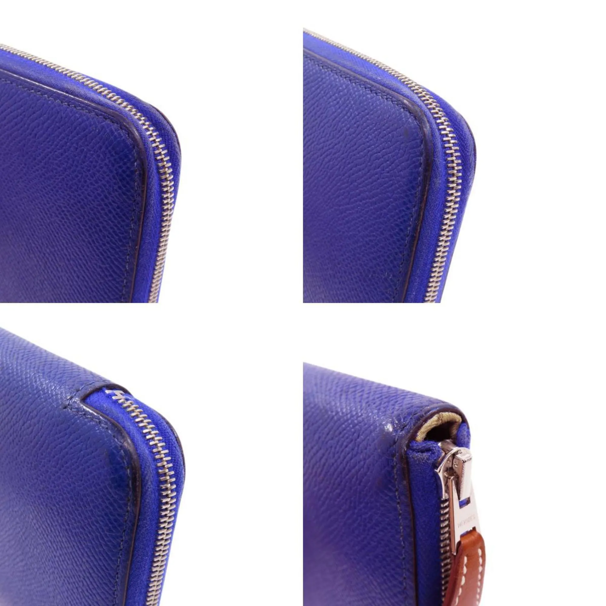 Herms Azap Blue Leather Accessories