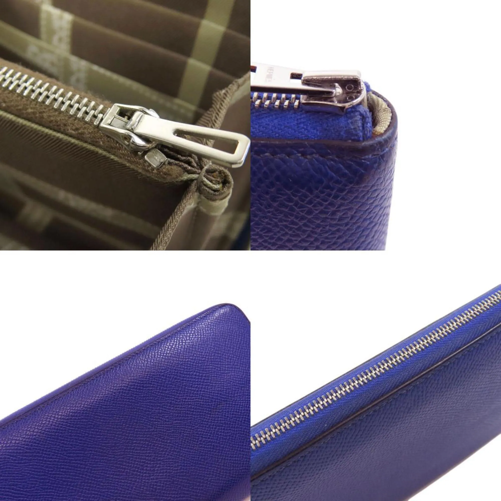 Herms Azap Blue Leather Accessories
