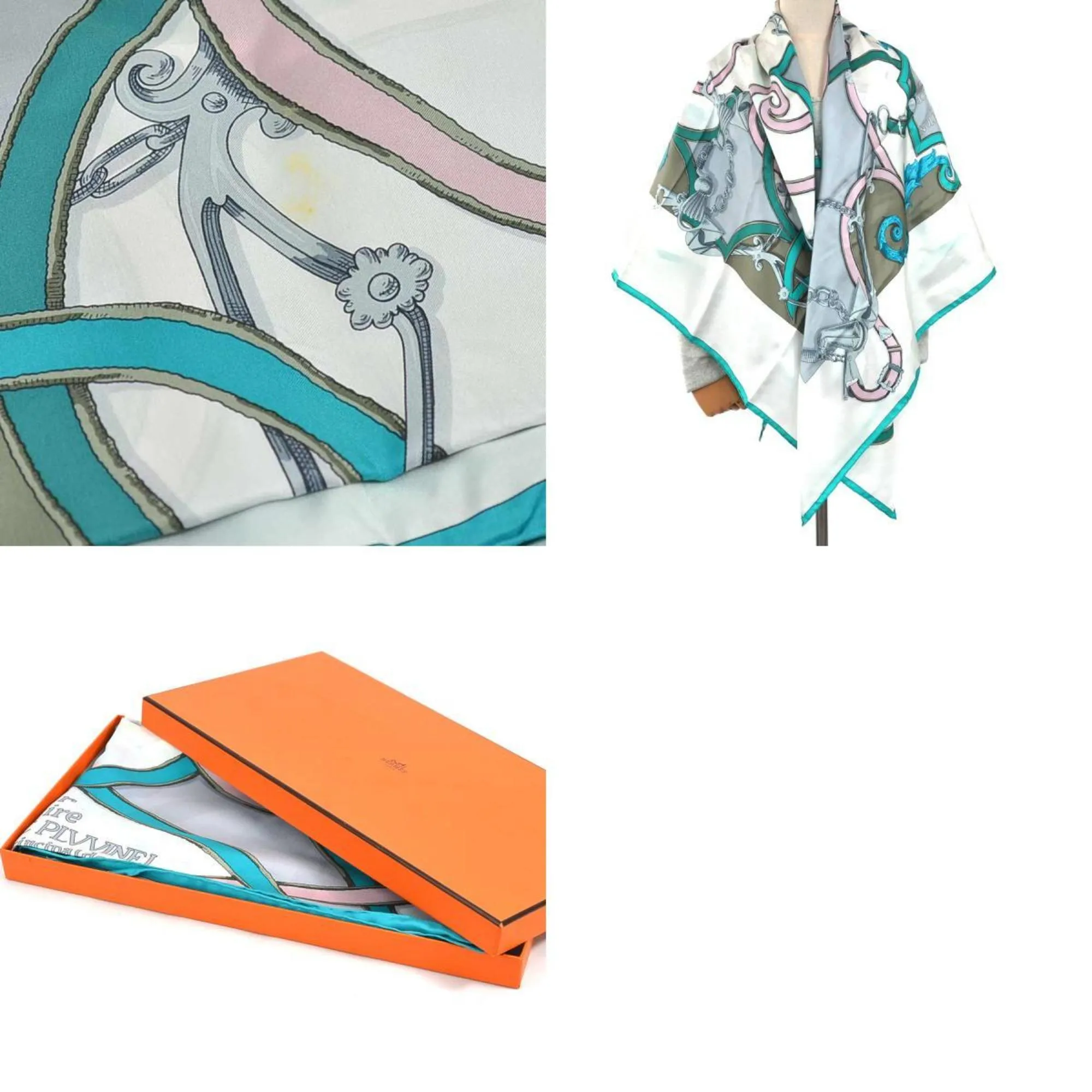 Herms Carr 140  Silk Accessories
