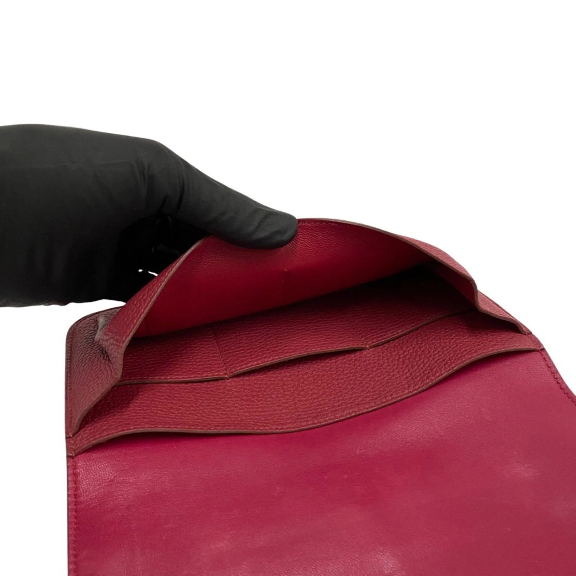 Herms Dogon Burgundy Leather Accessories