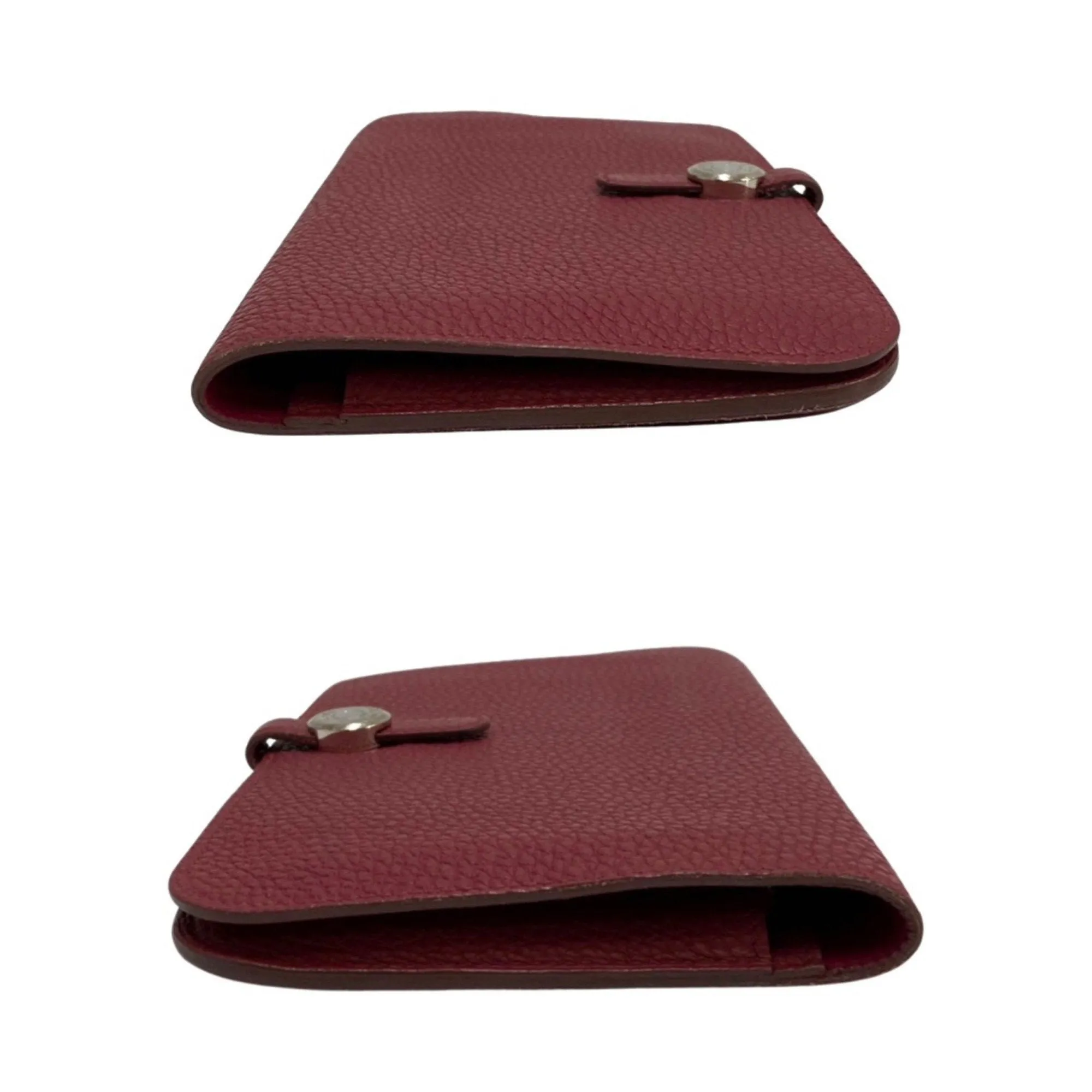 Herms Dogon Burgundy Leather Accessories