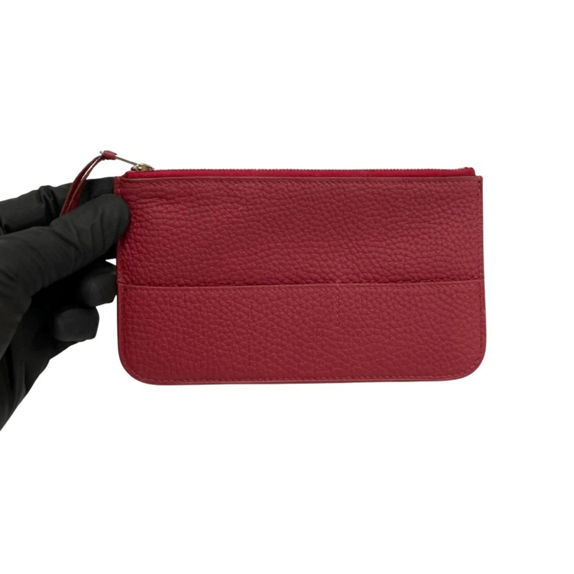 Herms Dogon Burgundy Leather Accessories