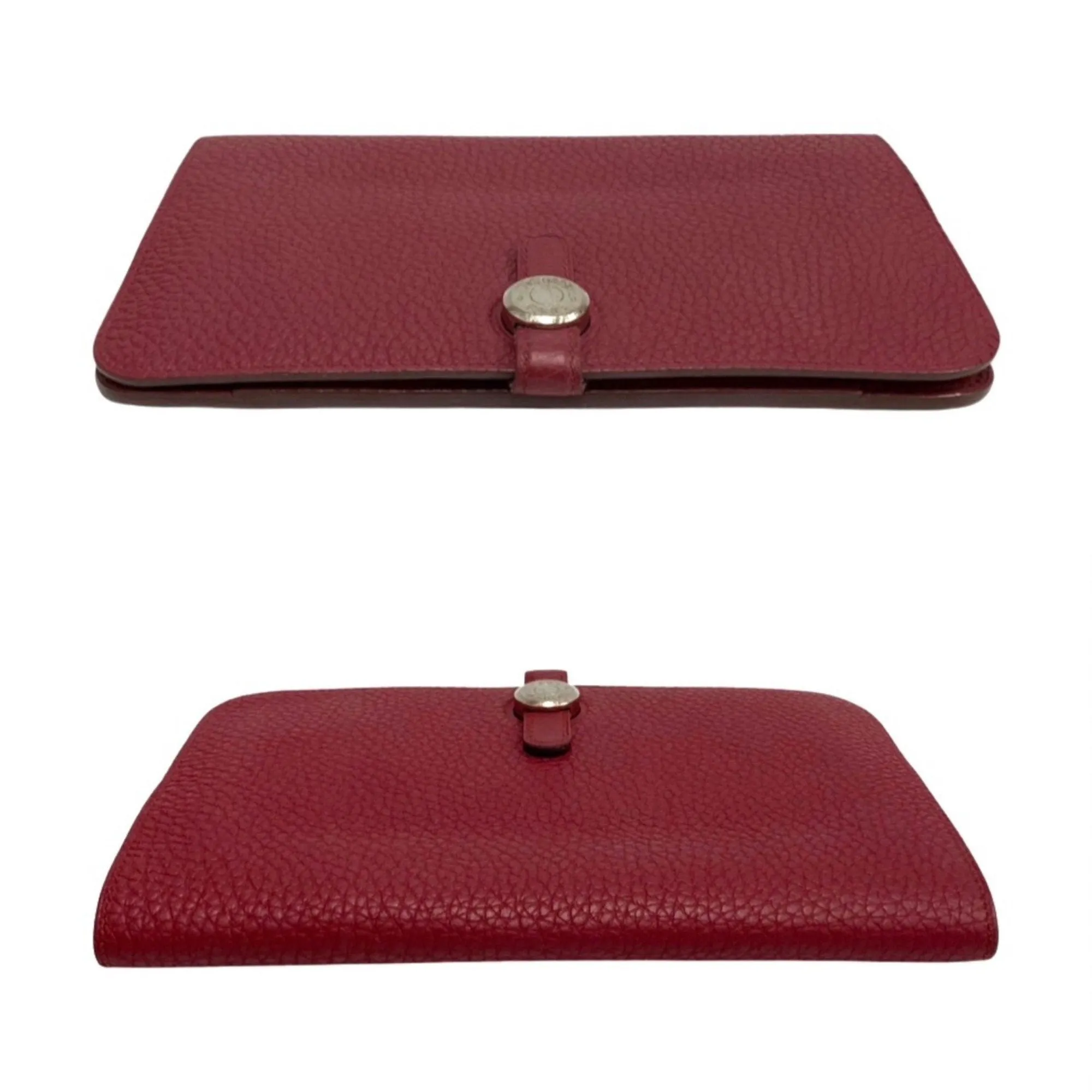 Herms Dogon Burgundy Leather Accessories