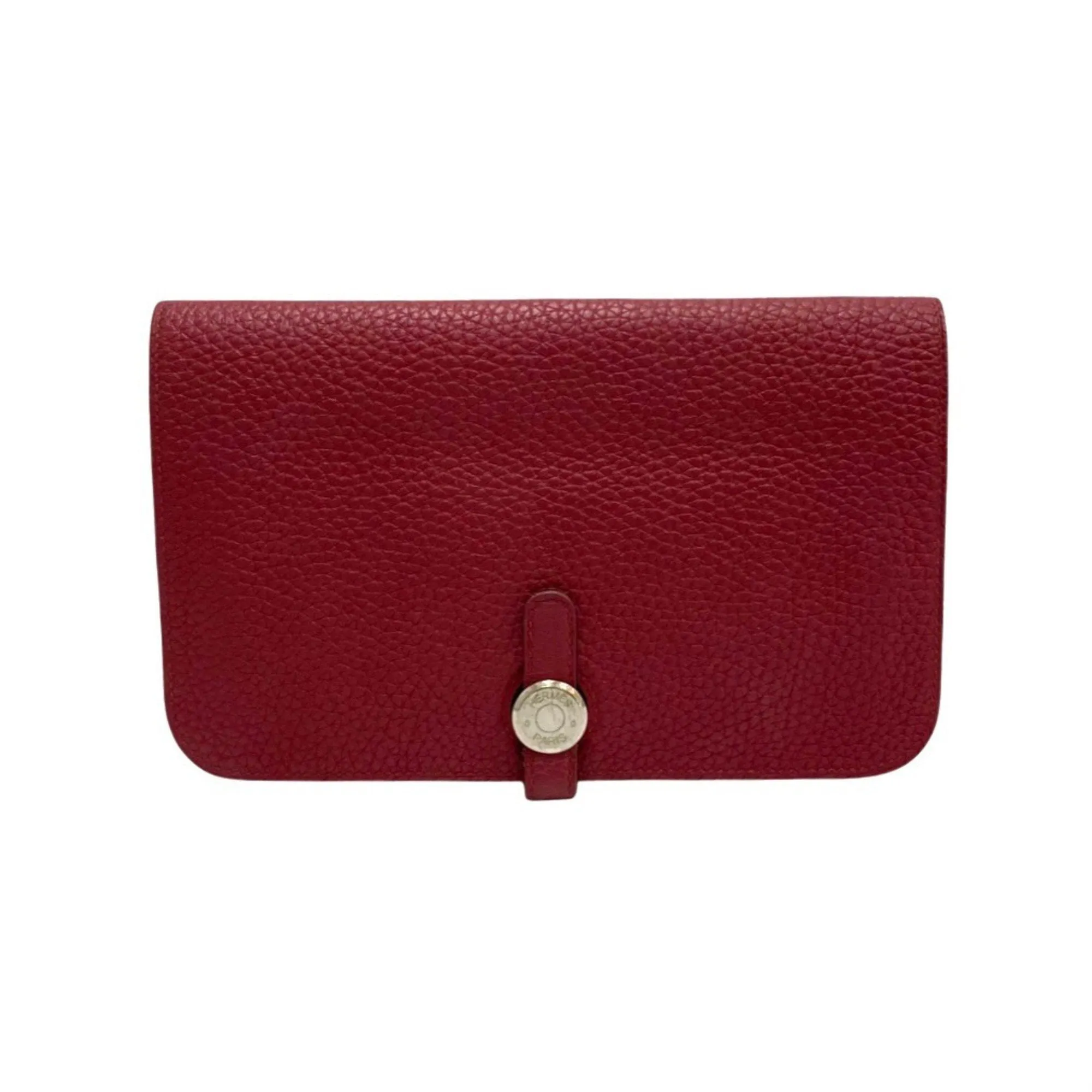 Herms Dogon Burgundy Leather Accessories