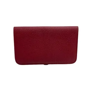 Herms Dogon Burgundy Leather Accessories