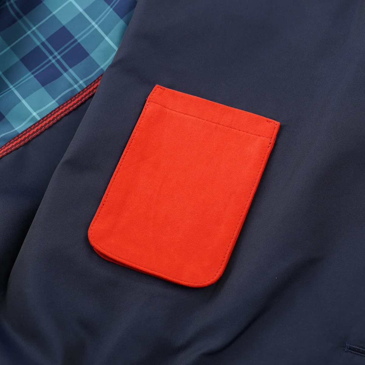 Isaia Light Aqua Fabric Overcoat
