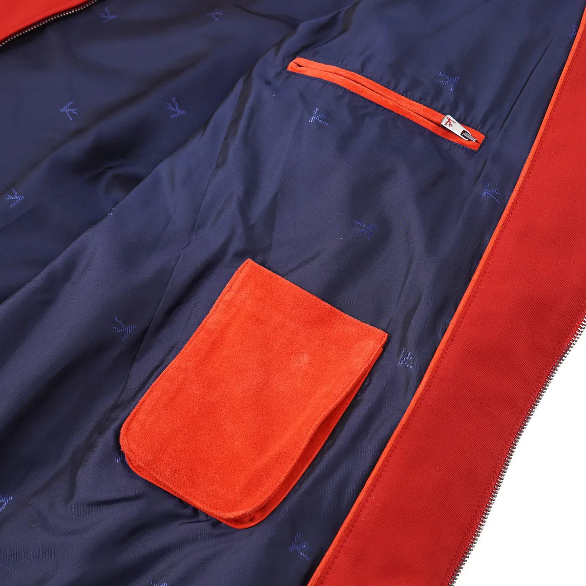 Isaia Light Wool Overcoat with Hood