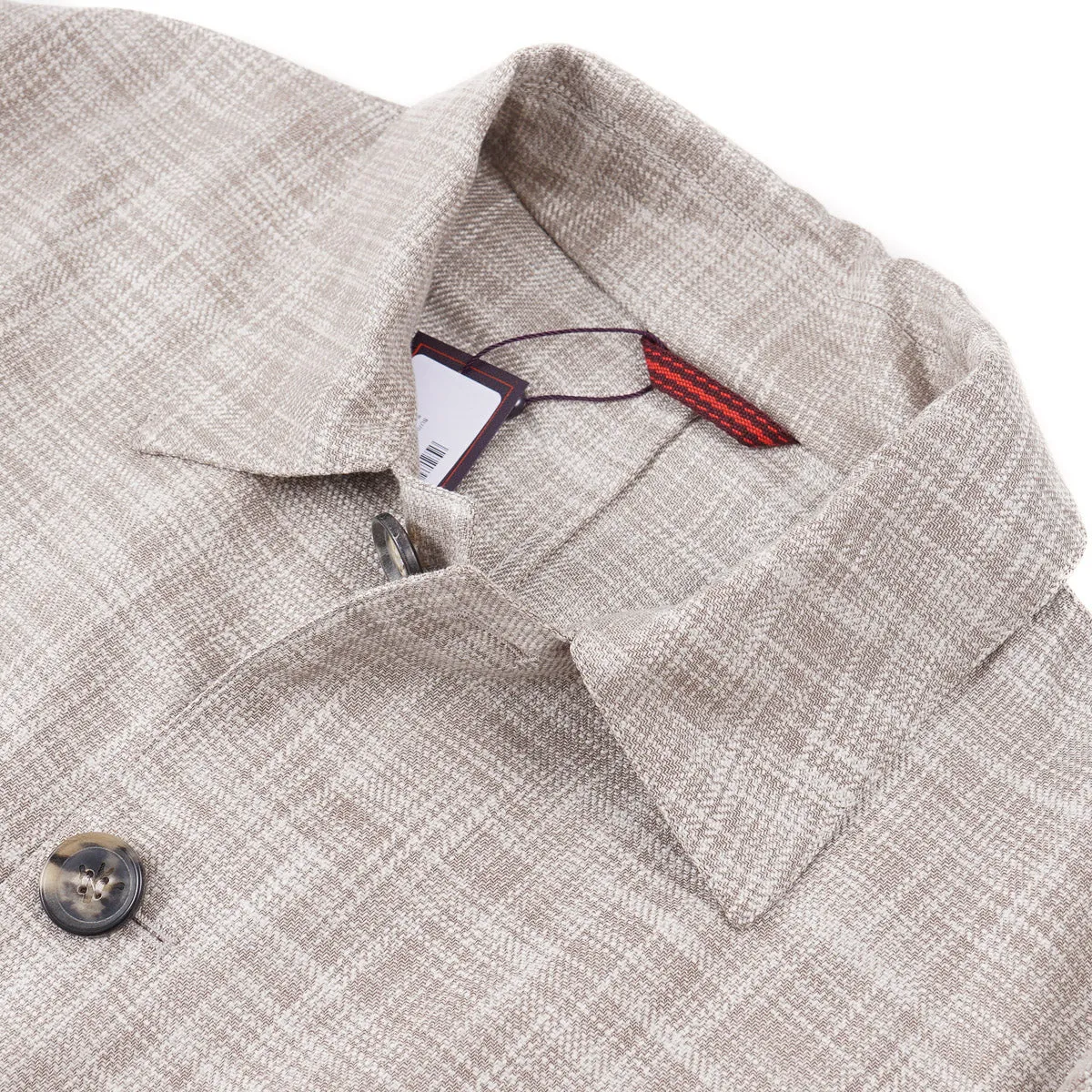 Isaia Lightweight Wool-Silk Overcoat