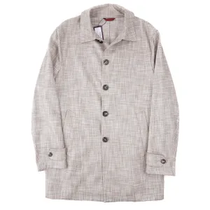 Isaia Lightweight Wool-Silk Overcoat