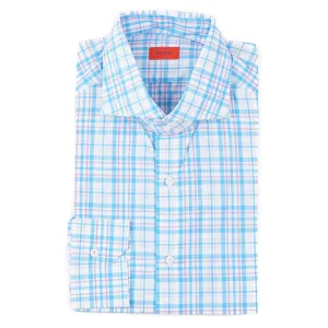 Isaia Tailored-Fit 'Mix' Cotton Shirt
