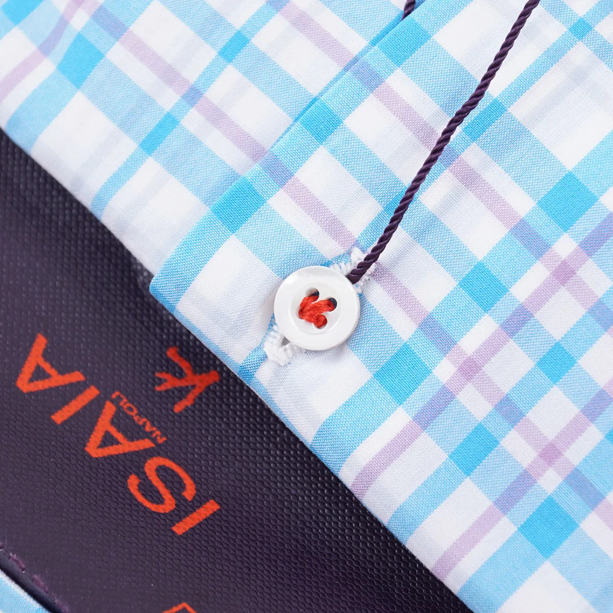 Isaia Tailored-Fit 'Mix' Cotton Shirt