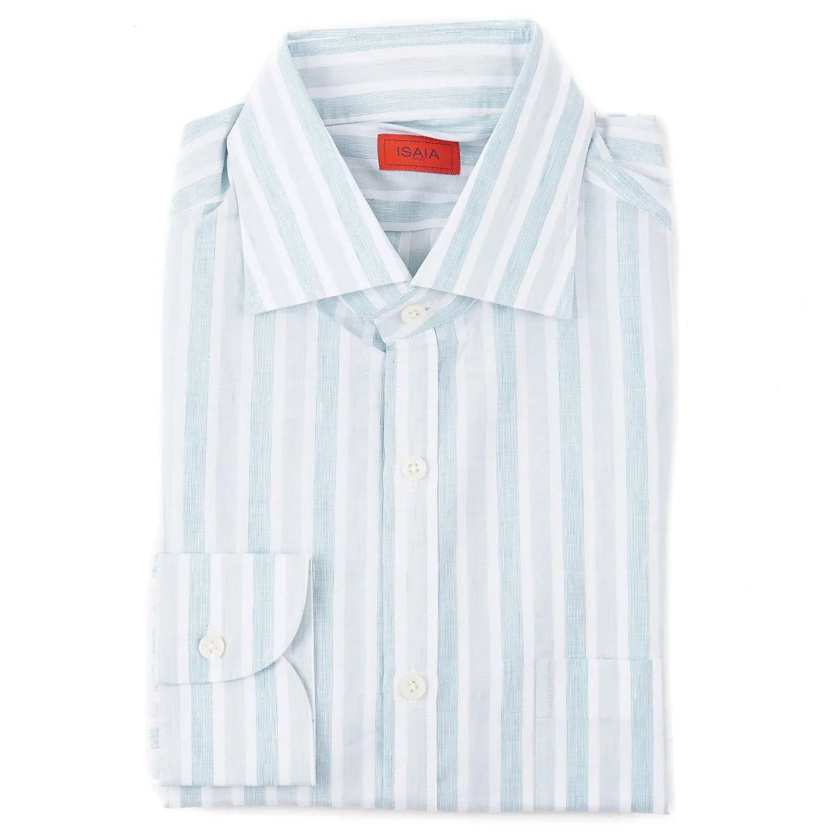 Isaia Tailored-Fit 'Mix' Cotton Shirt