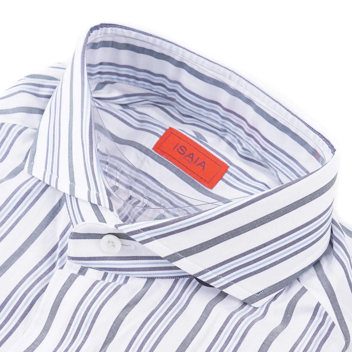 Isaia Tailored-Fit 'Mix' Cotton Shirt