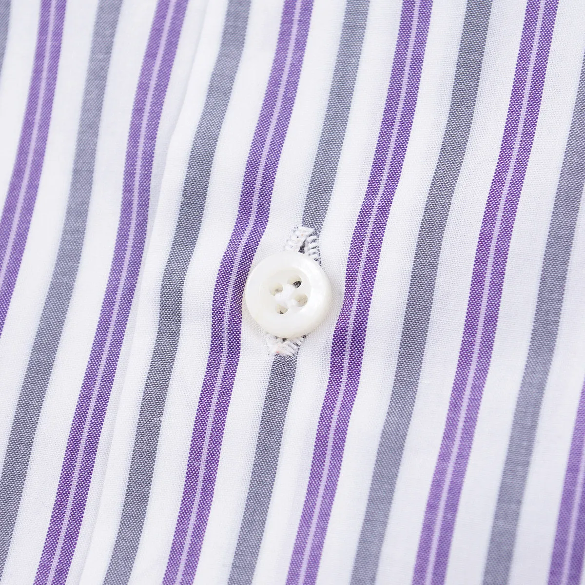 Isaia Tailored-Fit 'Mix' Cotton Shirt