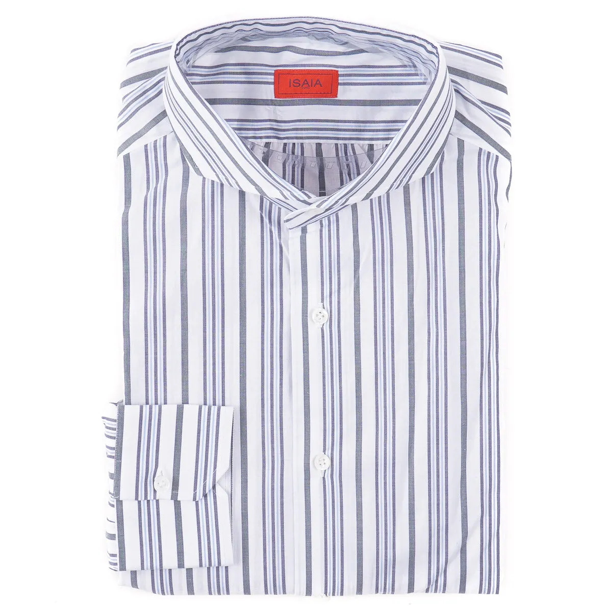 Isaia Tailored-Fit 'Mix' Cotton Shirt