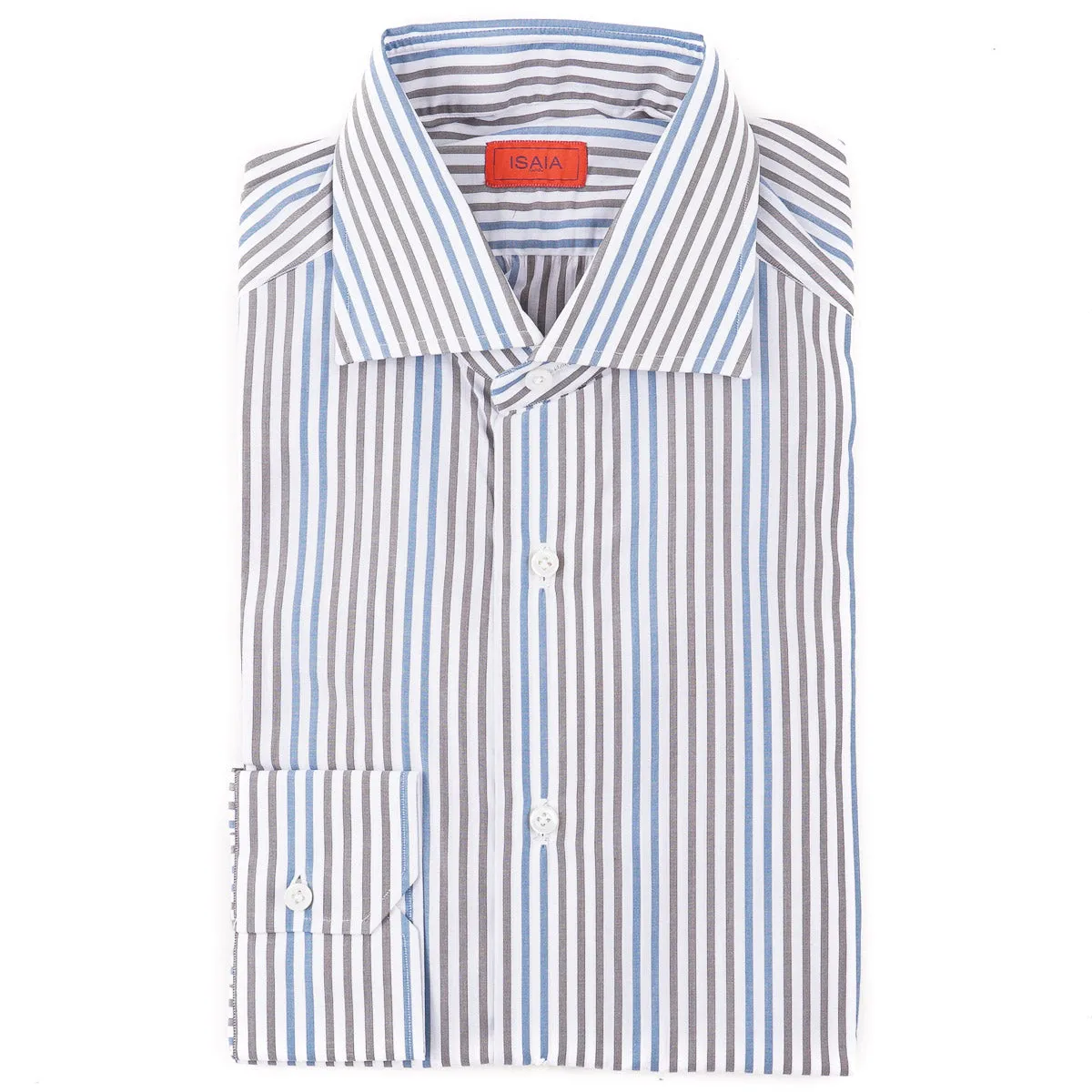 Isaia Tailored-Fit 'Mix' Cotton Shirt