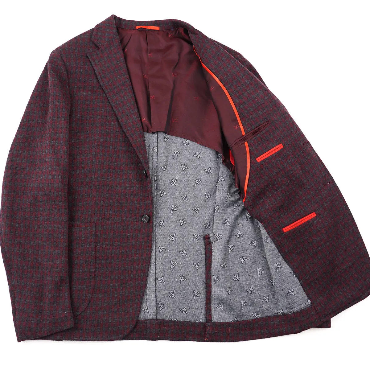 Isaia Wool-Silk Jersey Sport Coat