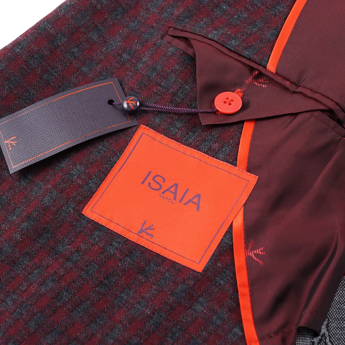 Isaia Wool-Silk Jersey Sport Coat