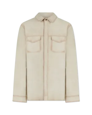 Izzy Leather Shirt Jacket