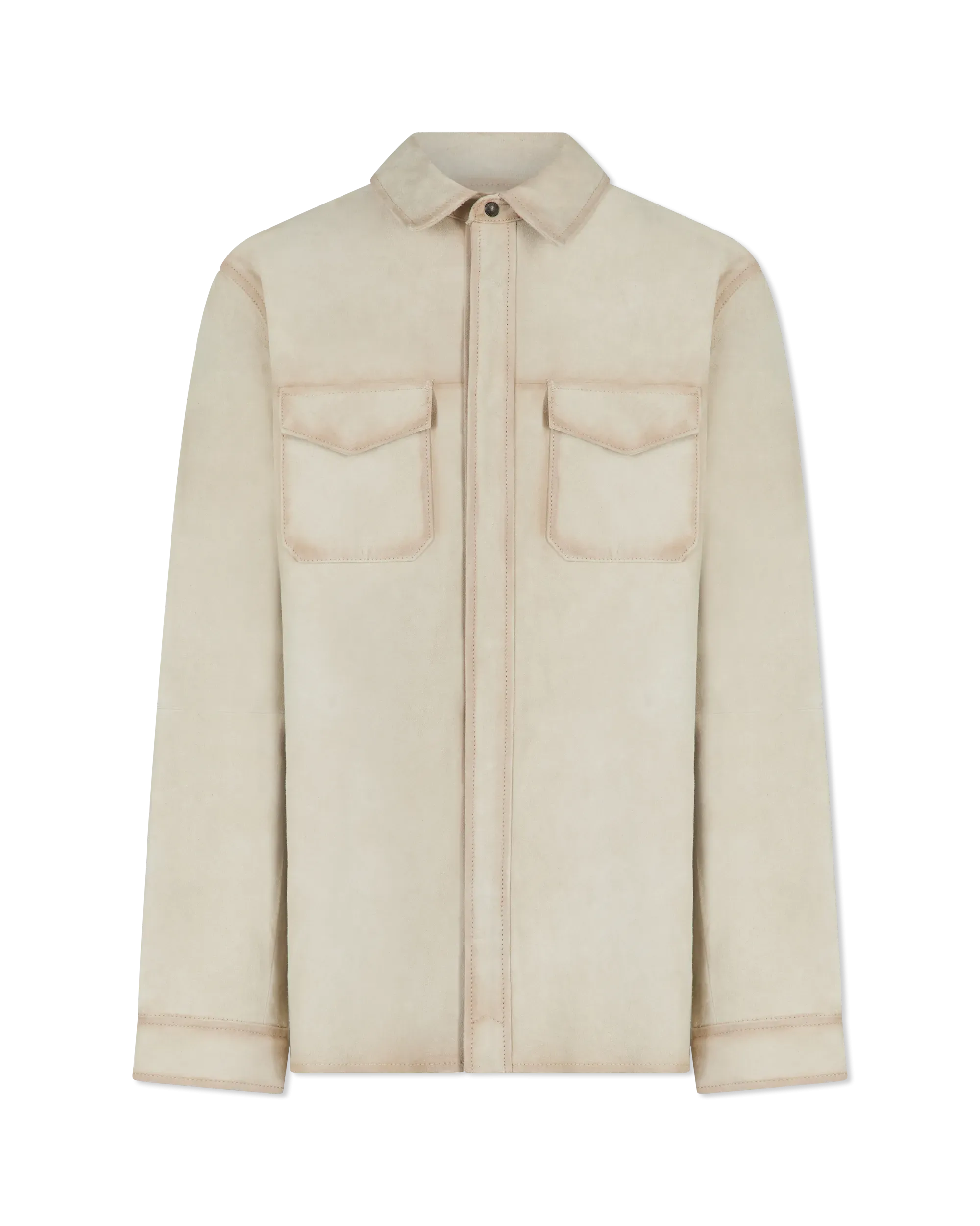 Izzy Leather Shirt Jacket