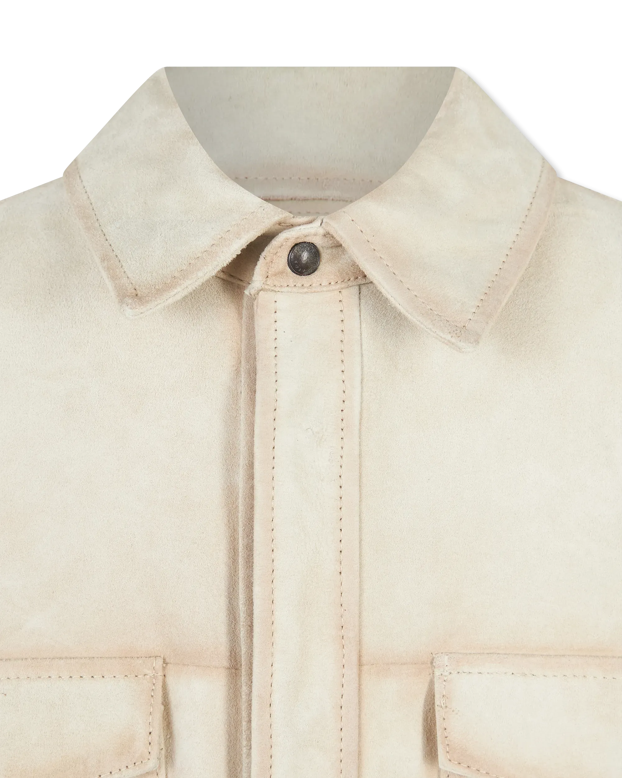 Izzy Leather Shirt Jacket
