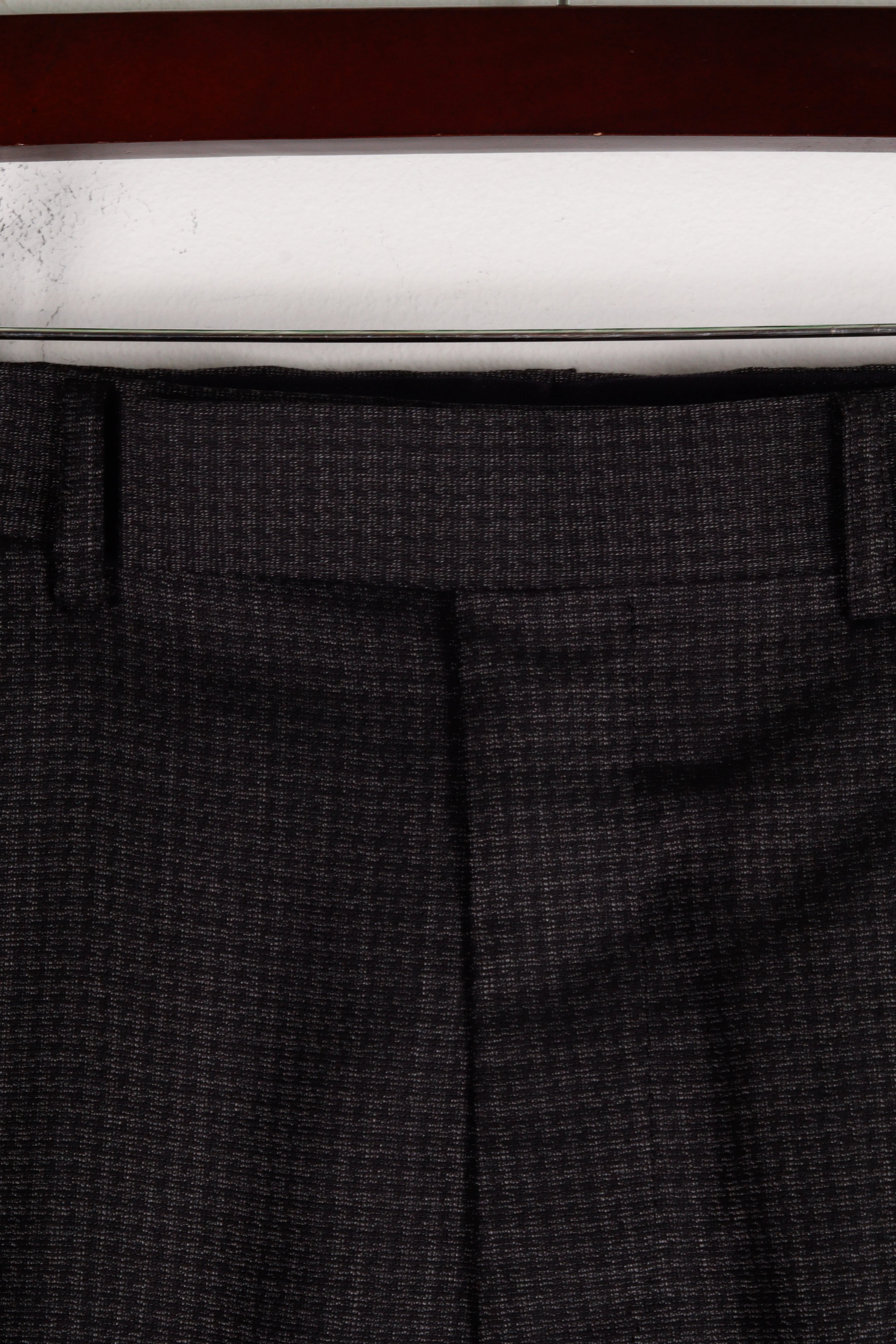 John Lawrence Sullivan SS16 'Houndstooth Loro Piana Four Seasons Wool' Trousers Black 2016)