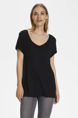 Kaffe Anna V-Neck T Shirt