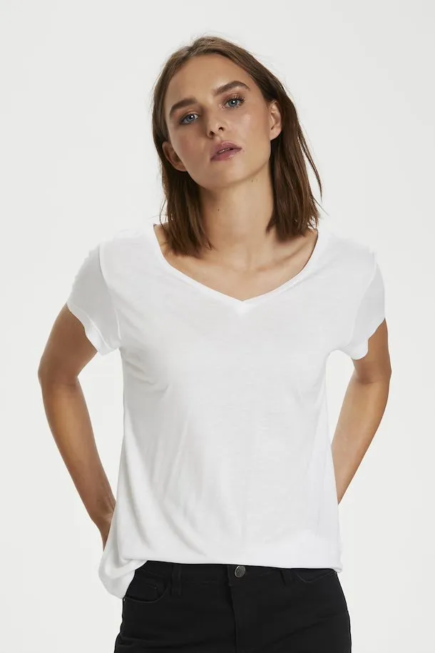 Kaffe Anna V-Neck T Shirt