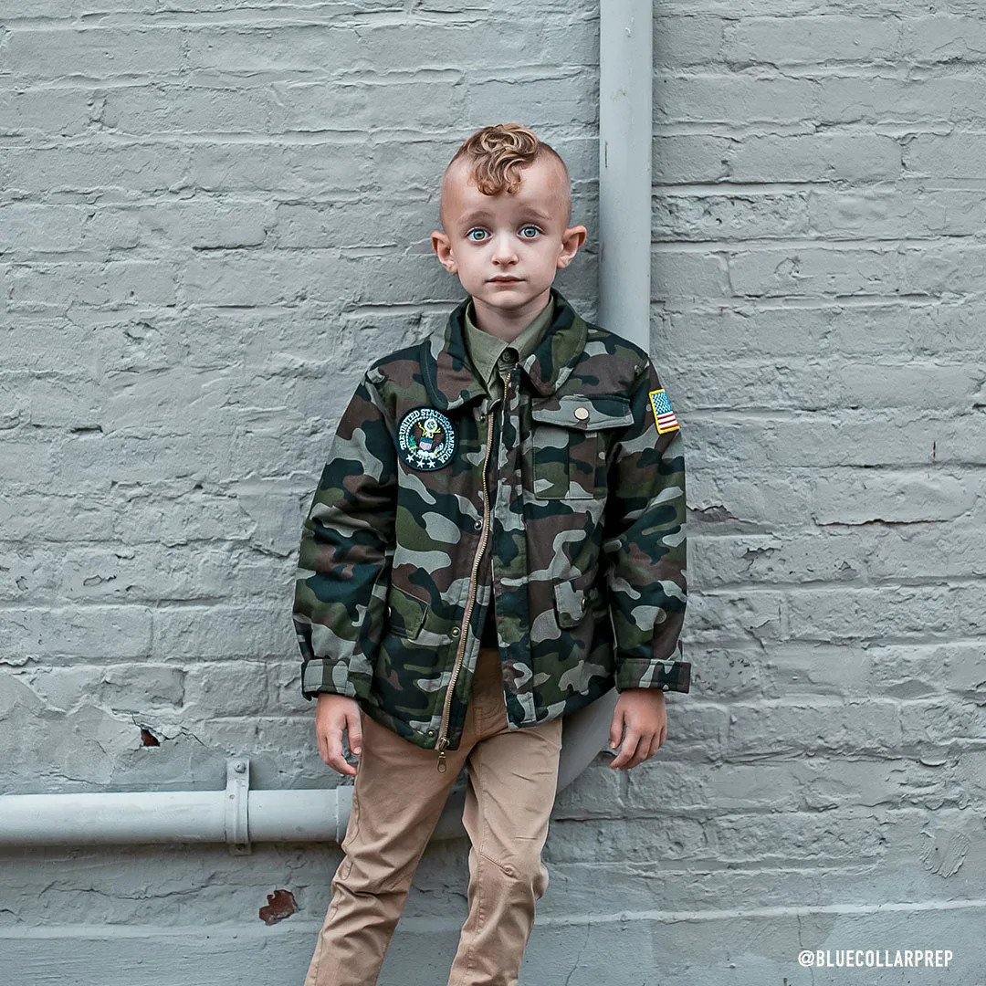 KIDS Camouflage Field Jacket KIDSM43