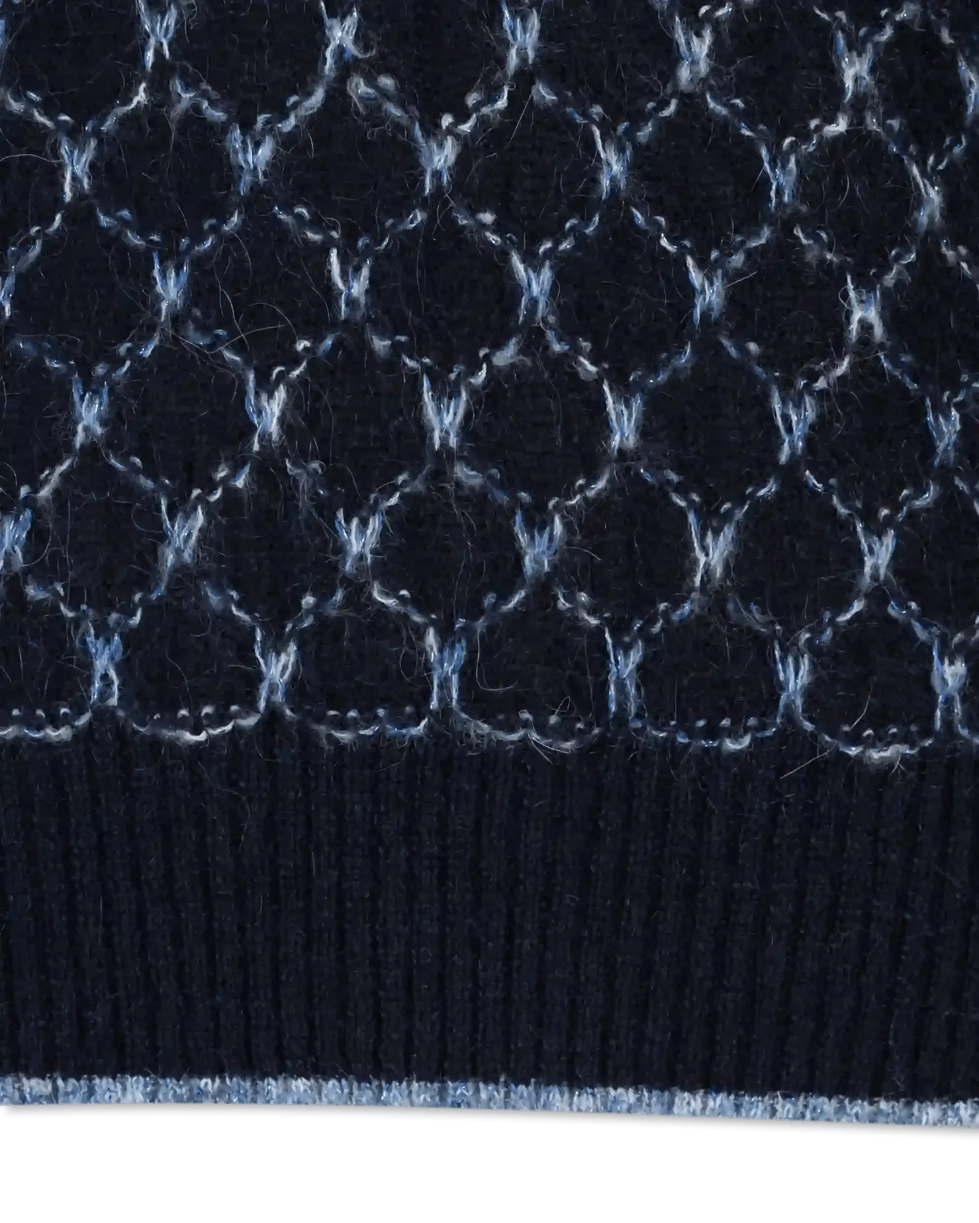 Linen Metallic Crewneck Sweater
