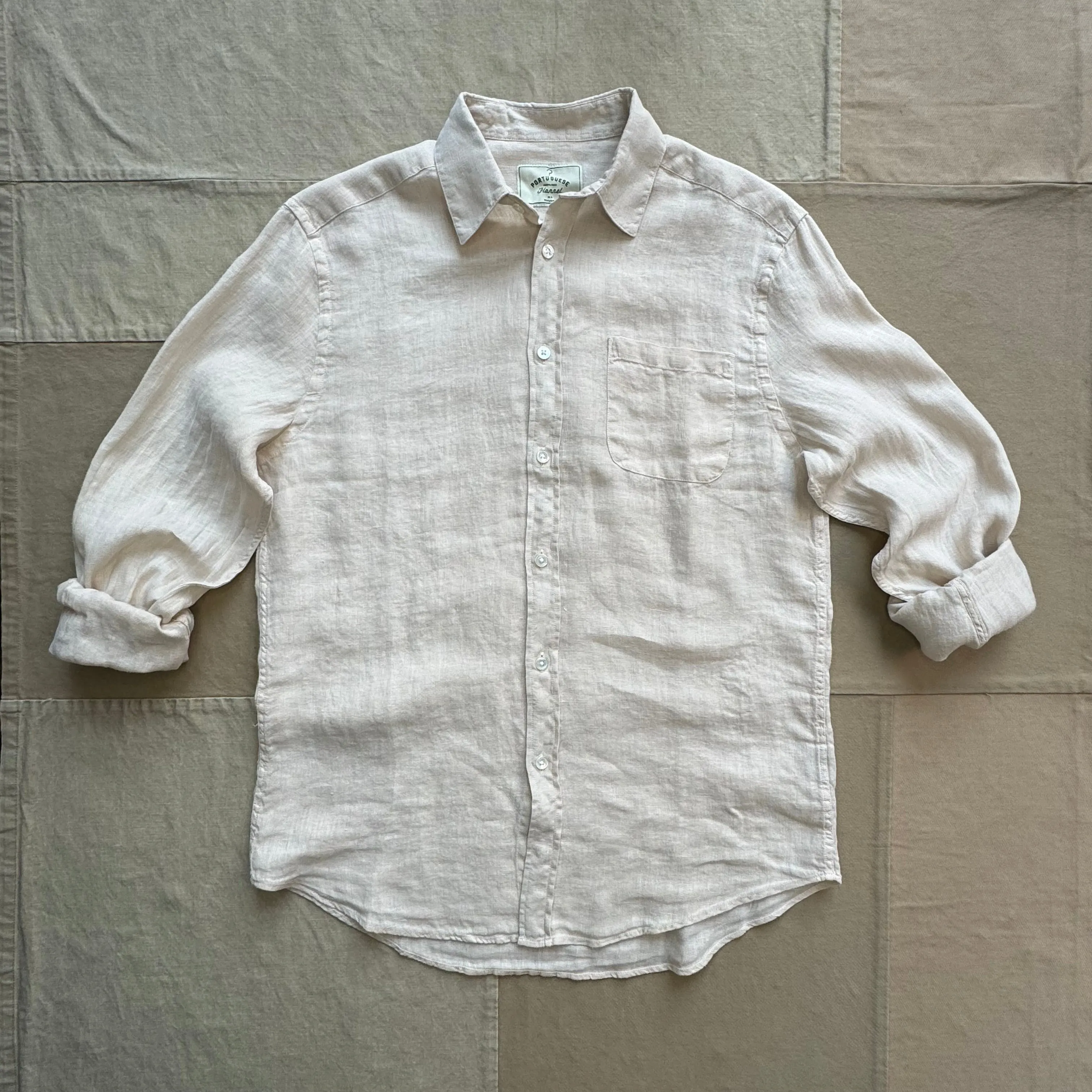 Linen Shirt. Raw