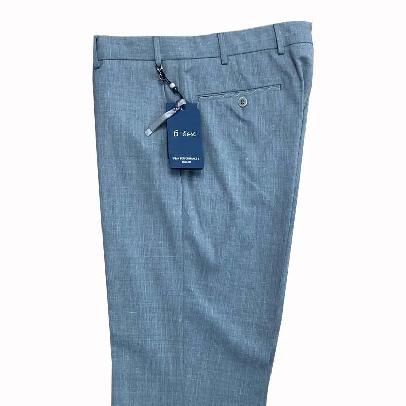 Loro Piana - Wool Silk Linen Pant - Grey Mix | Ballin