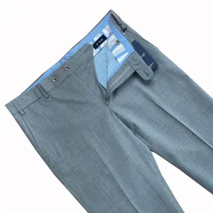Loro Piana - Wool Silk Linen Pant - Grey Mix | Ballin