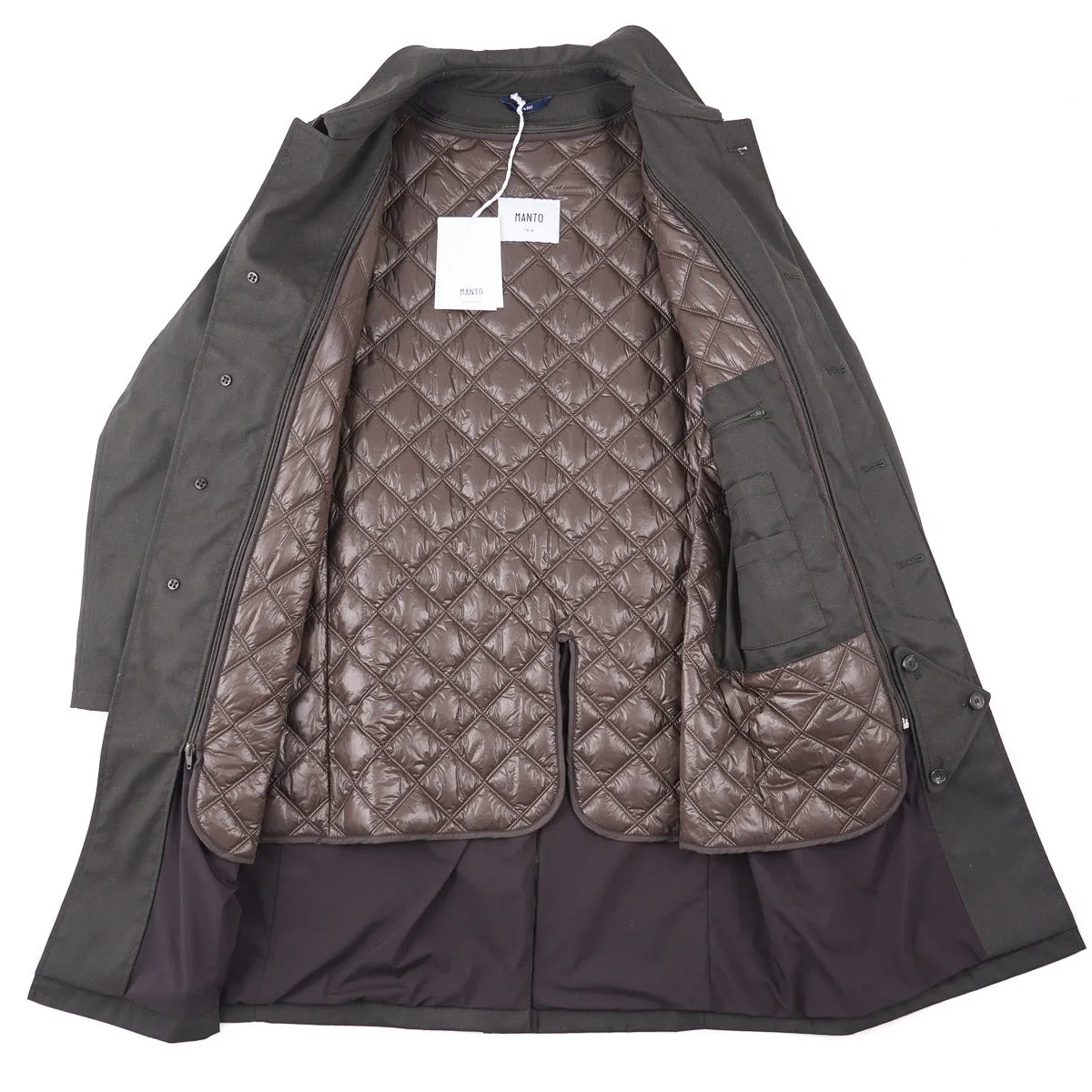 Manto Overcoat with Removable Lining