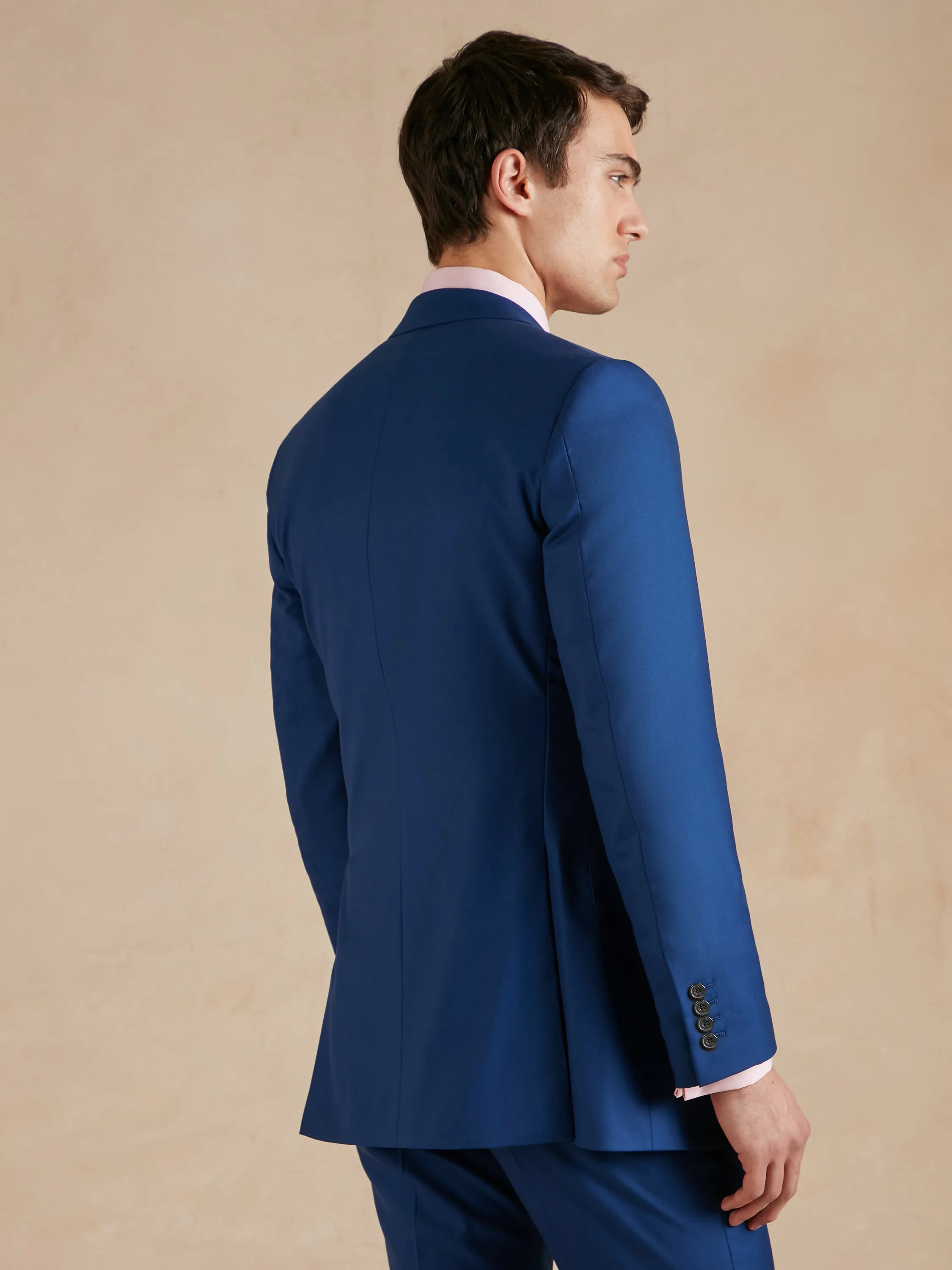 Mayfair Suit Loro Piana Super 150s Wool - Royal Blue