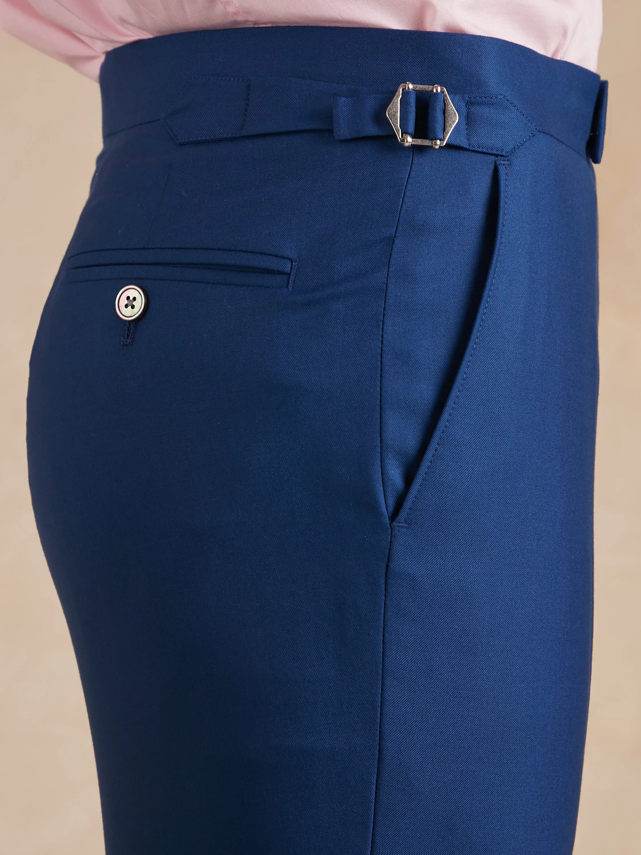 Mayfair Suit Loro Piana Super 150s Wool - Royal Blue