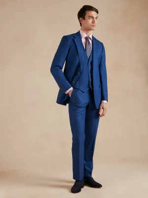 Mayfair Suit Loro Piana Super 150s Wool - Royal Blue