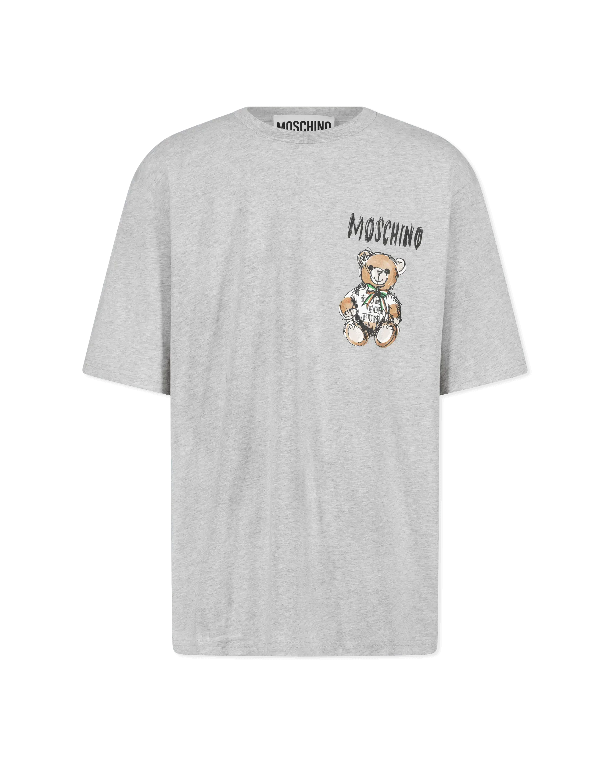 Mini Drawn Teddy Bear Organic T-Shirt