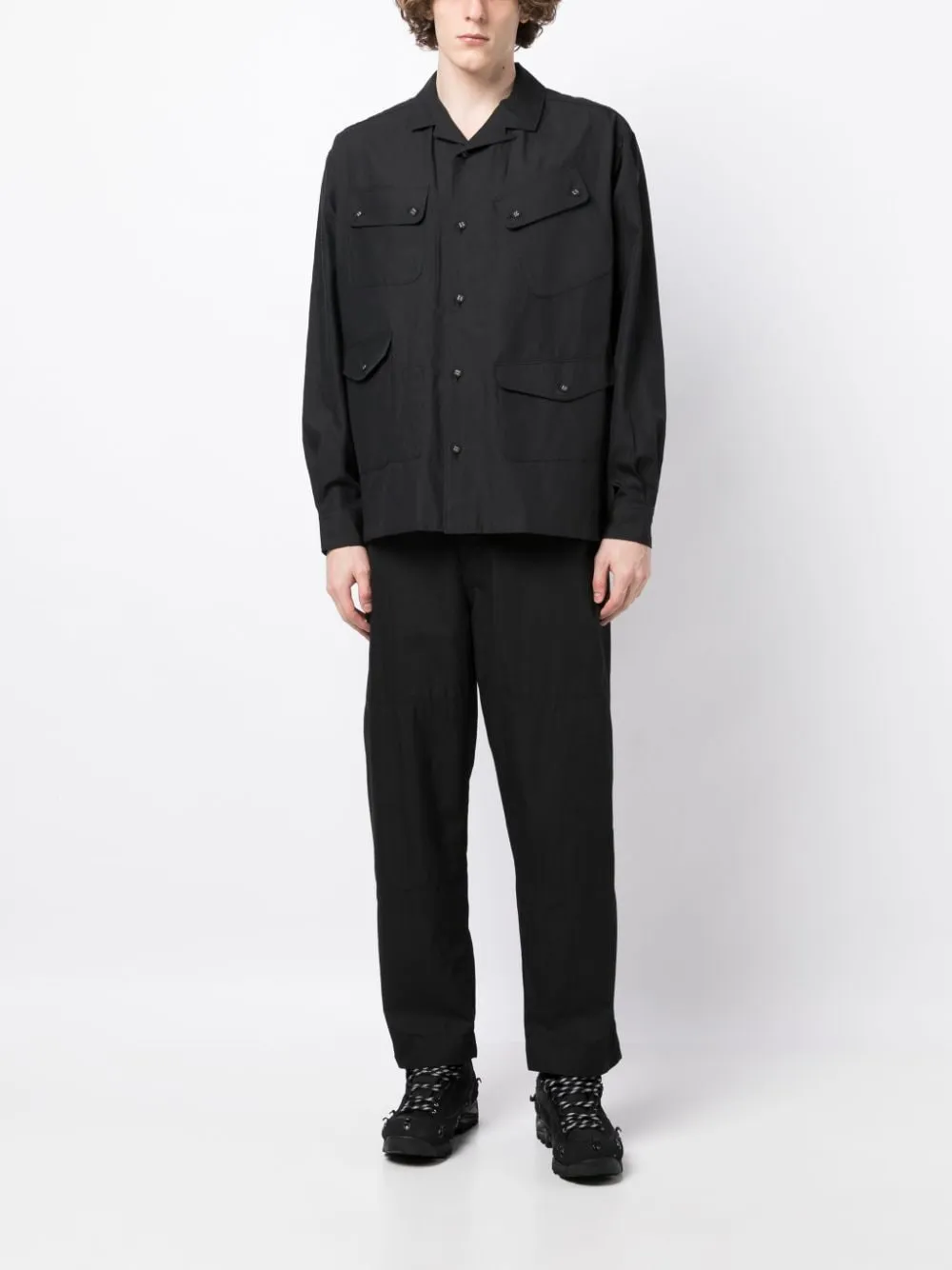 Multi-Pocket Shirt Jacket