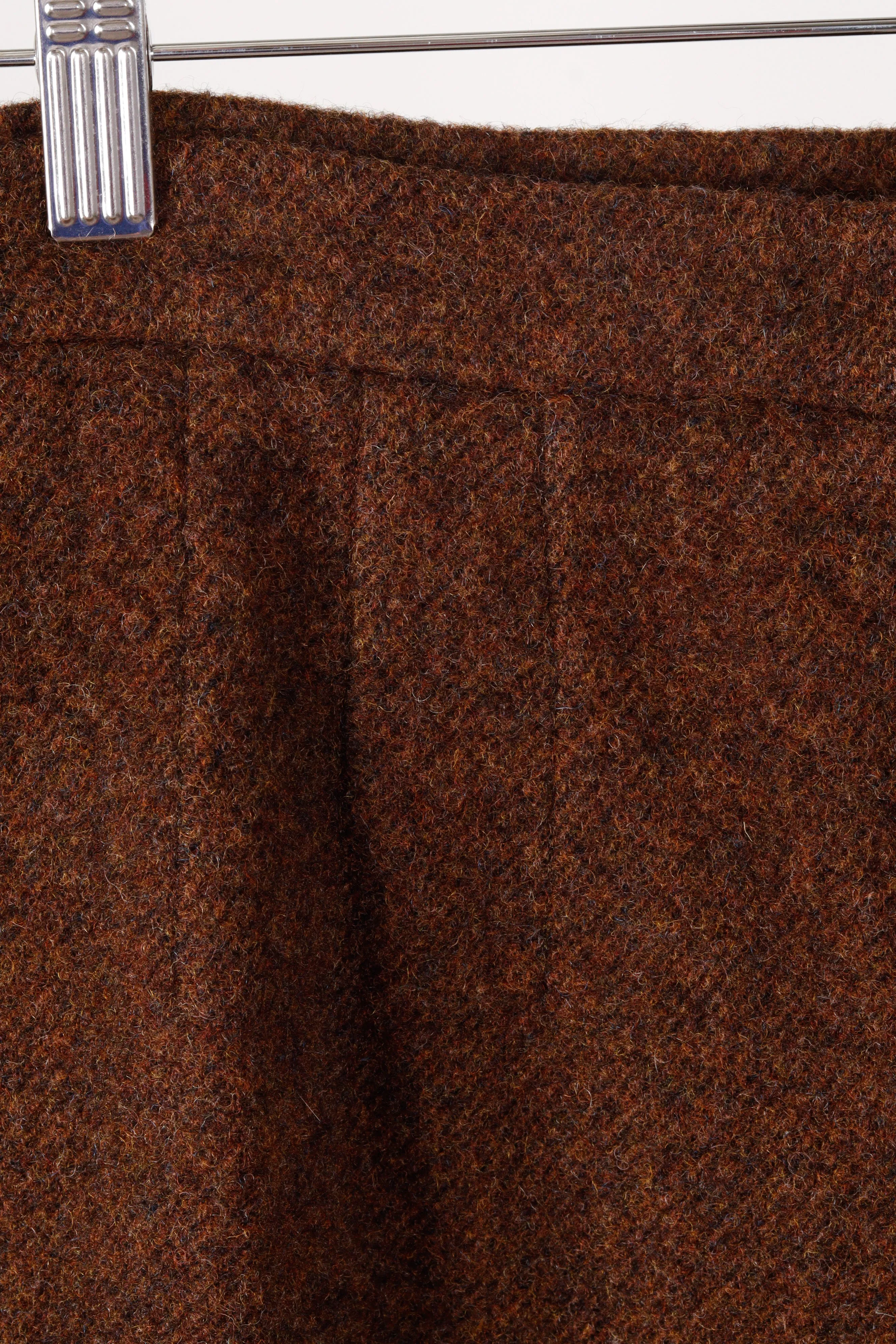 Prada FW09 'Wood Chip Tweed' Wool Skirt (2009)