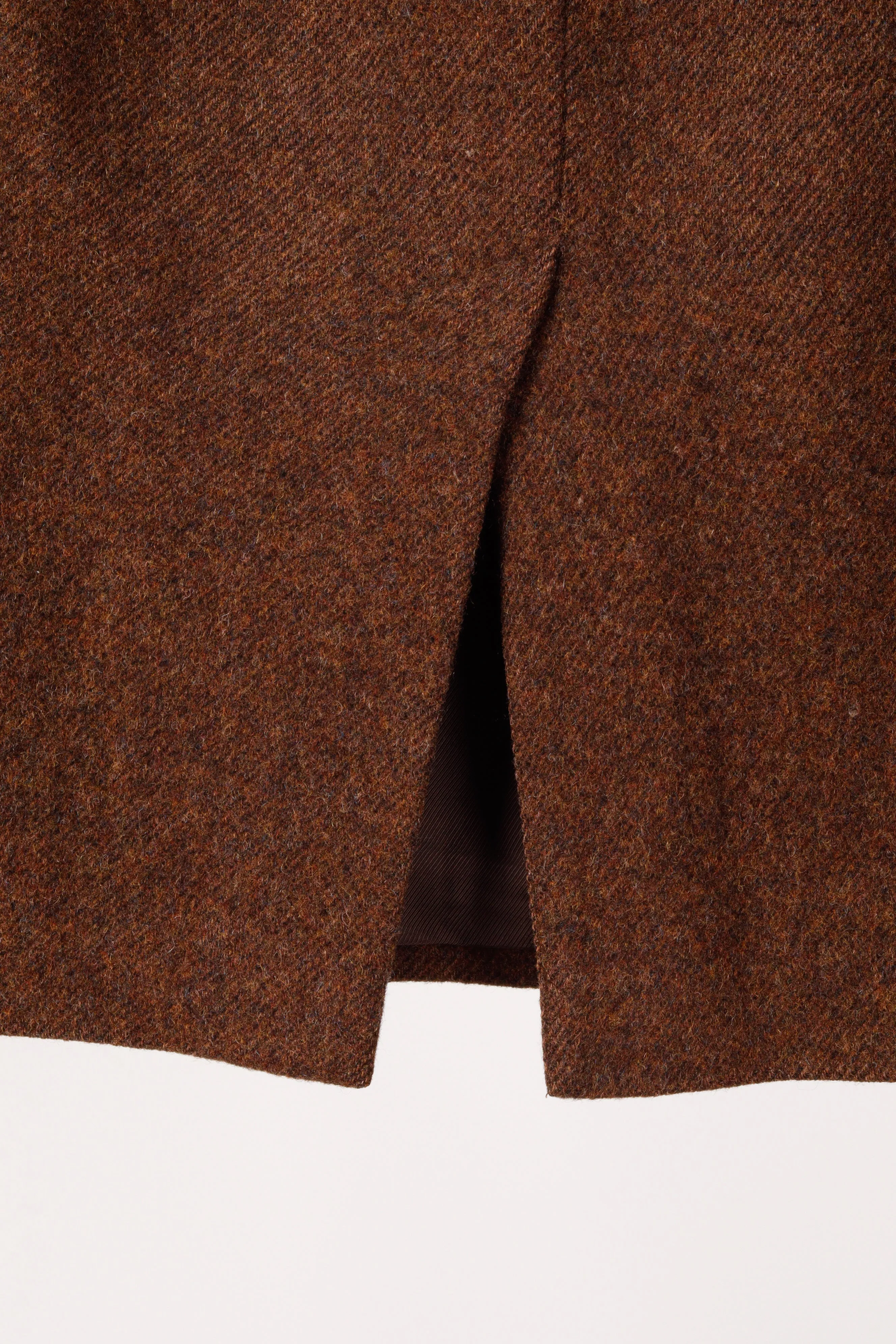 Prada FW09 'Wood Chip Tweed' Wool Skirt (2009)